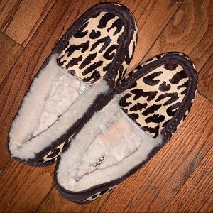 UGG Cheetah Print Moccasins